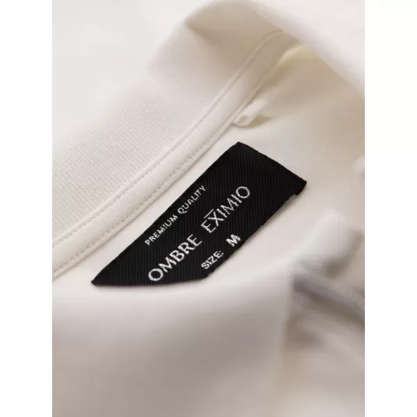  Pánské polo triko OMBRE OM-POSS-0148 WHITE 