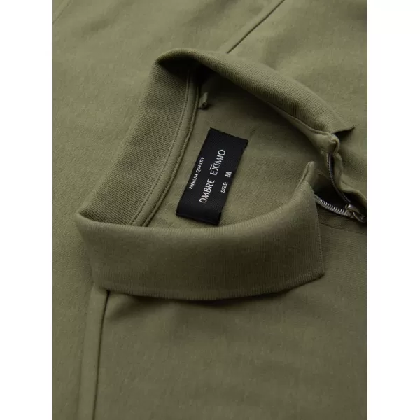  Pánské polo triko OMBRE OM-POSS-0148 OLIVE 
