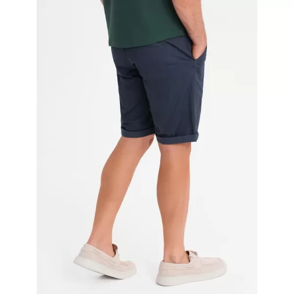  Pánské kraťasy OMBRE OM-SRCS-0197 NAVY BLUE 