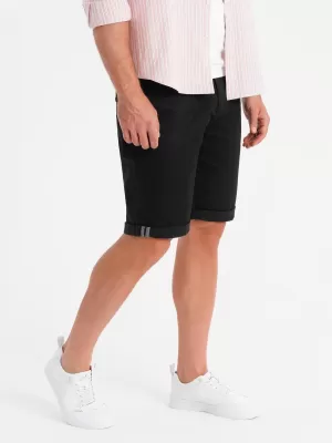 Pánské kraťasy OMBRE OM-SRCS-0197 BLACK