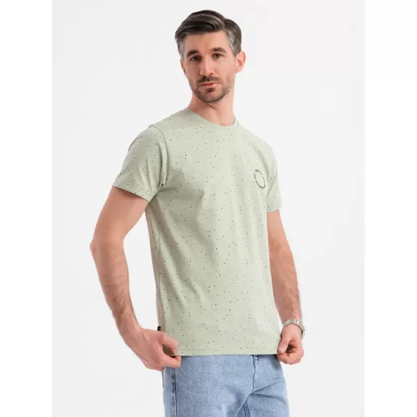  Pánské triko OMBRE OM-TSFP-0186 MINT 