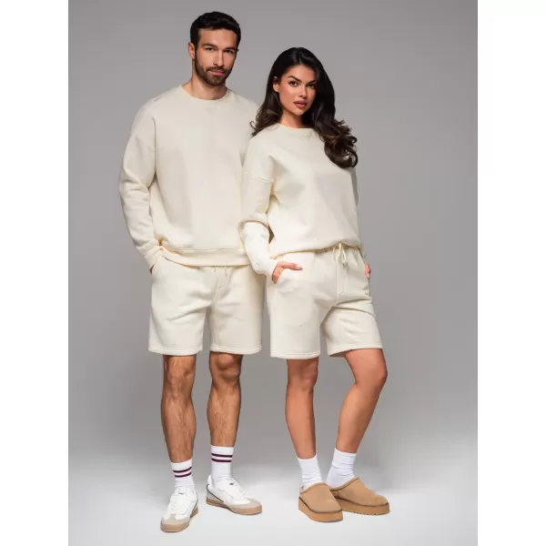 Mikina + kraťasy OMBRE Z108 CREAM 