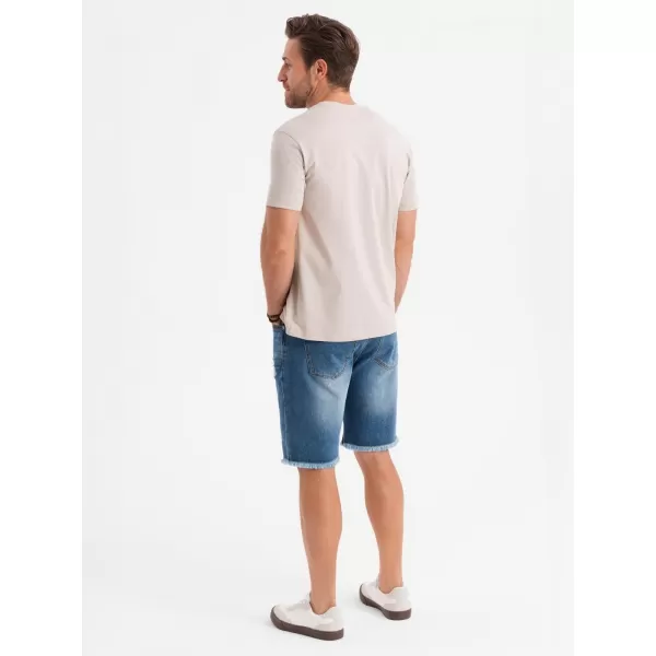  Pánské kraťasy OMBRE OM-SRDS-0157 BLUE 