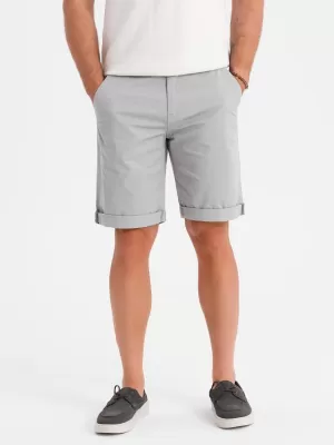 Pánské kraťasy OMBRE OM-SRCS-0197 GREY