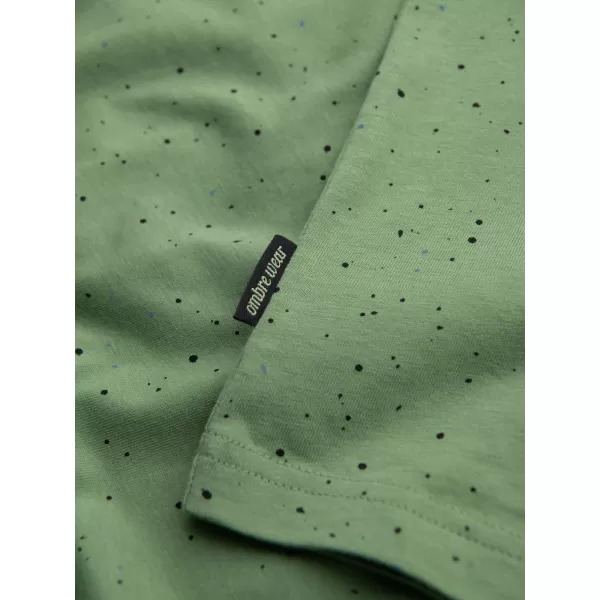  Pánské triko OMBRE OM-TSFP-0186 GREEN 