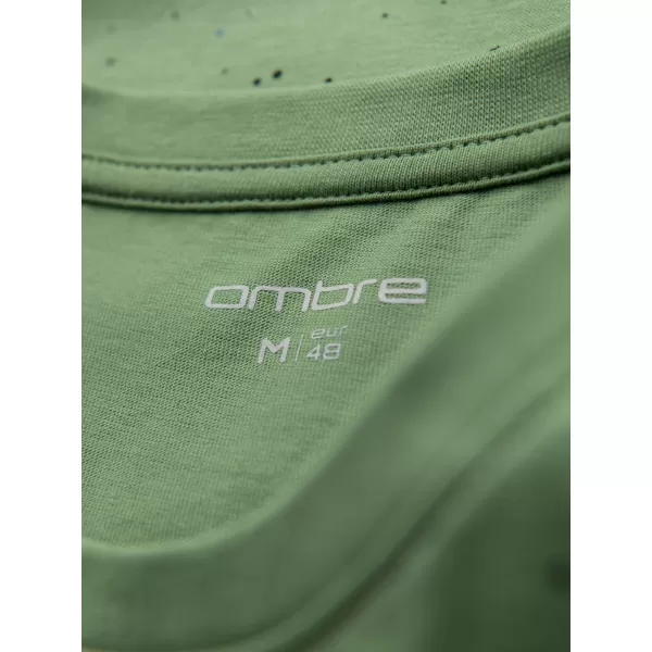  Pánské triko OMBRE OM-TSFP-0186 GREEN 