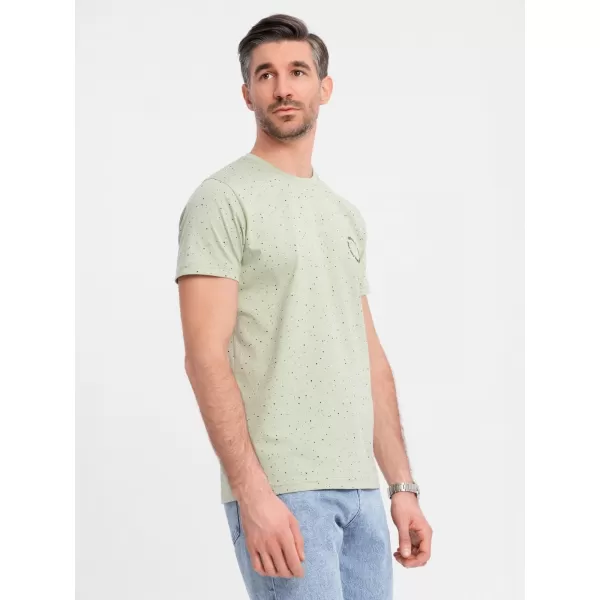  Pánské triko OMBRE OM-TSFP-0186 MINT 