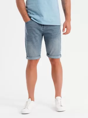 Pánské kraťasy OMBRE OM-SRDS-0164 LIGHT BLUE