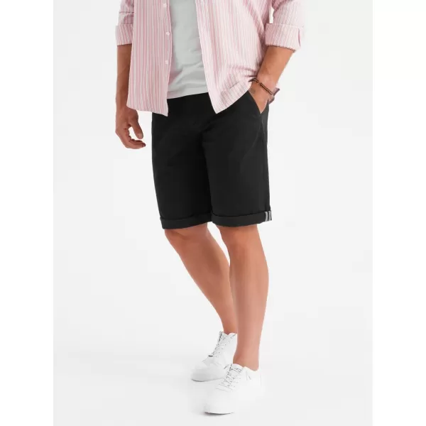  Pánské kraťasy OMBRE OM-SRCS-0197 BLACK 