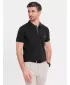 Pánské polo triko OMBRE OM-POSS-0148 BLACK