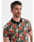 Pánské polo triko OMBRE OM-POSS-0149 BLACK