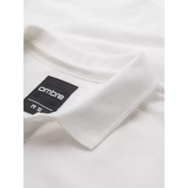  Pánské polo triko OMBRE OM-POSS-0103 ECRU 