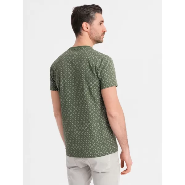  Pánská košile OMBRE OM-TSFP-0250 OLIVE 