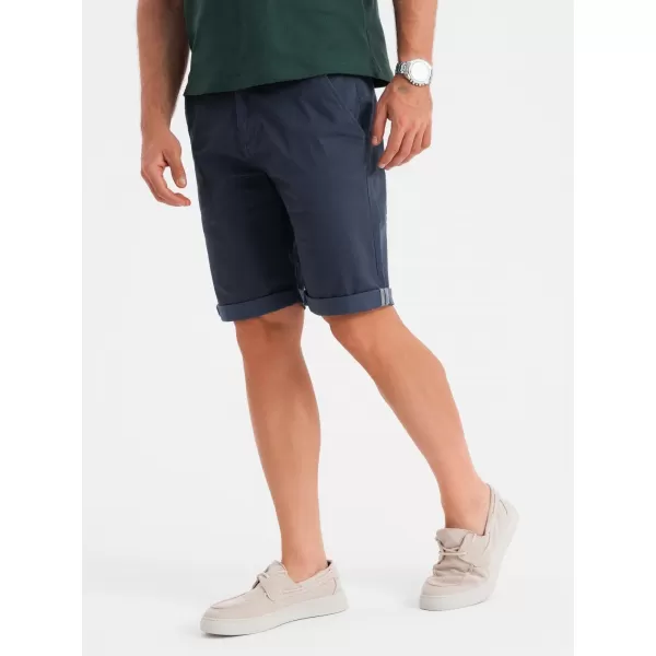  Pánské kraťasy OMBRE OM-SRCS-0197 NAVY BLUE 