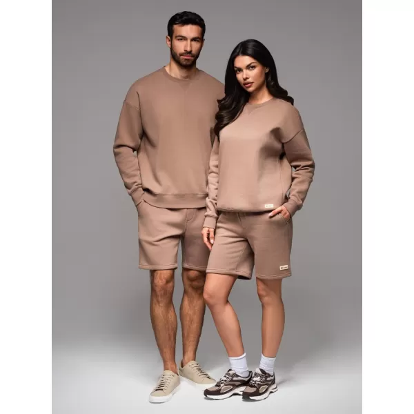  Mikina + kraťasy OMBRE Z108 BROWN 