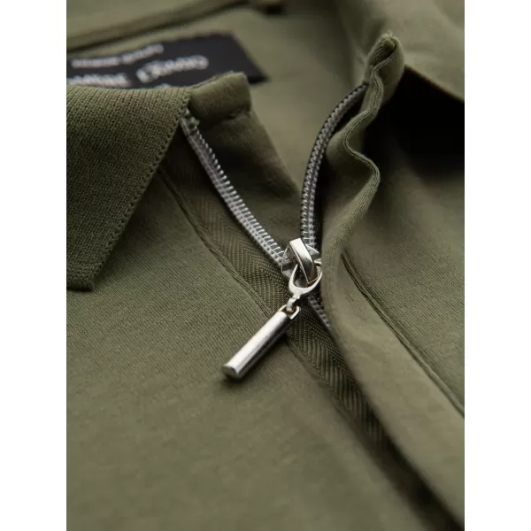  Pánské polo triko OMBRE OM-POSS-0148 OLIVE 