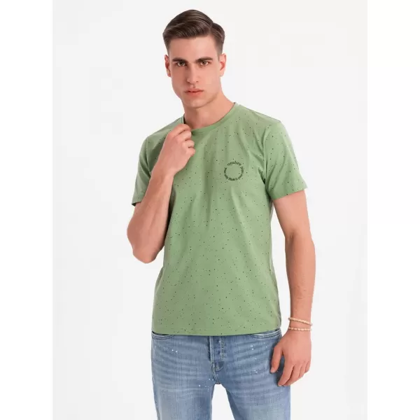  Pánské triko OMBRE OM-TSFP-0186 GREEN 