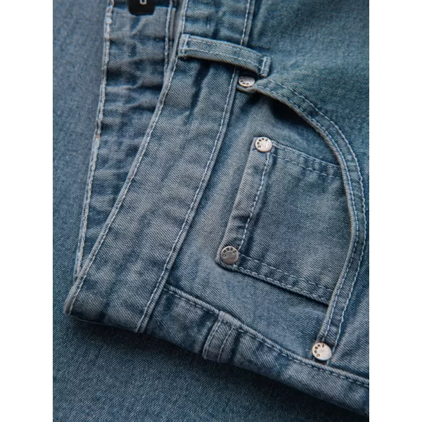  Pánské kraťasy OMBRE OM-SRDS-0164 LIGHT BLUE 