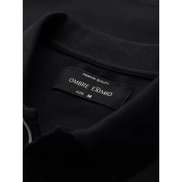  Pánské polo triko OMBRE OM-POSS-0148 BLACK 