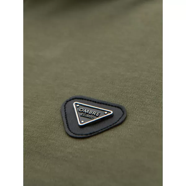  Pánské polo triko OMBRE OM-POSS-0148 OLIVE 