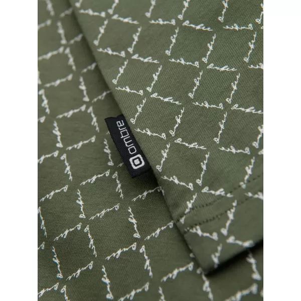  Pánská košile OMBRE OM-TSFP-0250 OLIVE 