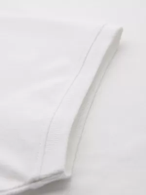 Pánské polo triko OMBRE OM-POSS-0103 ECRU