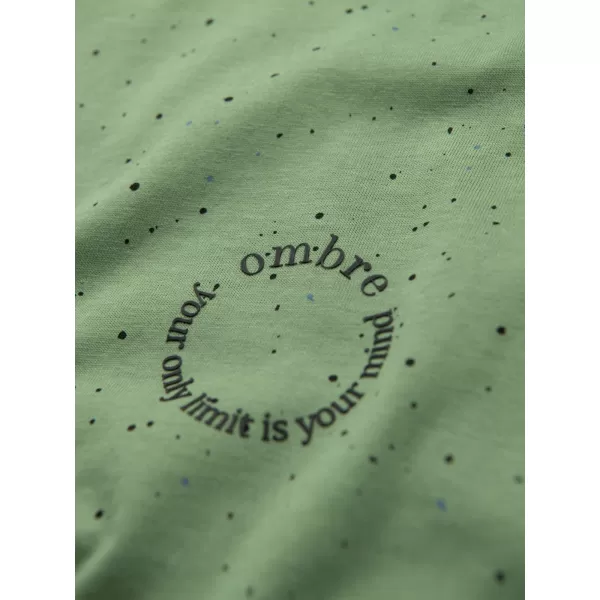  Pánské triko OMBRE OM-TSFP-0186 GREEN 